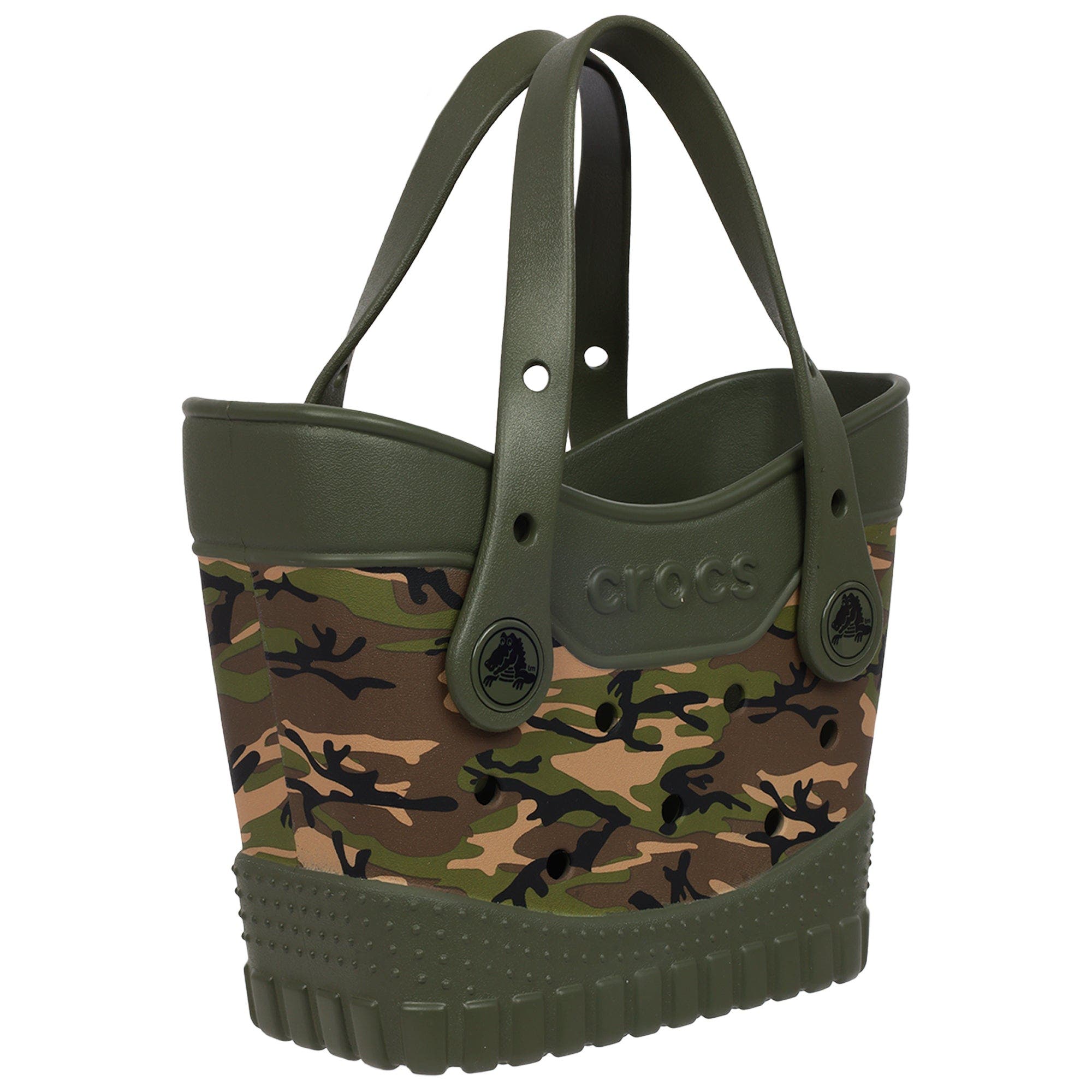 CROCS Micro Classic Camo Tote, Alternate, color, Camo