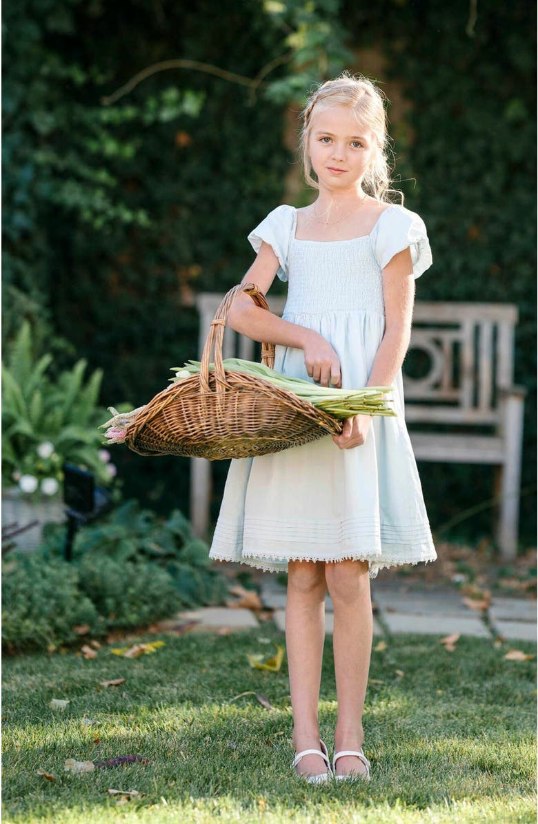 Hope & Henry Girls' Organic Sateen Flower Girl Dress, Kids, Alternate, color, 