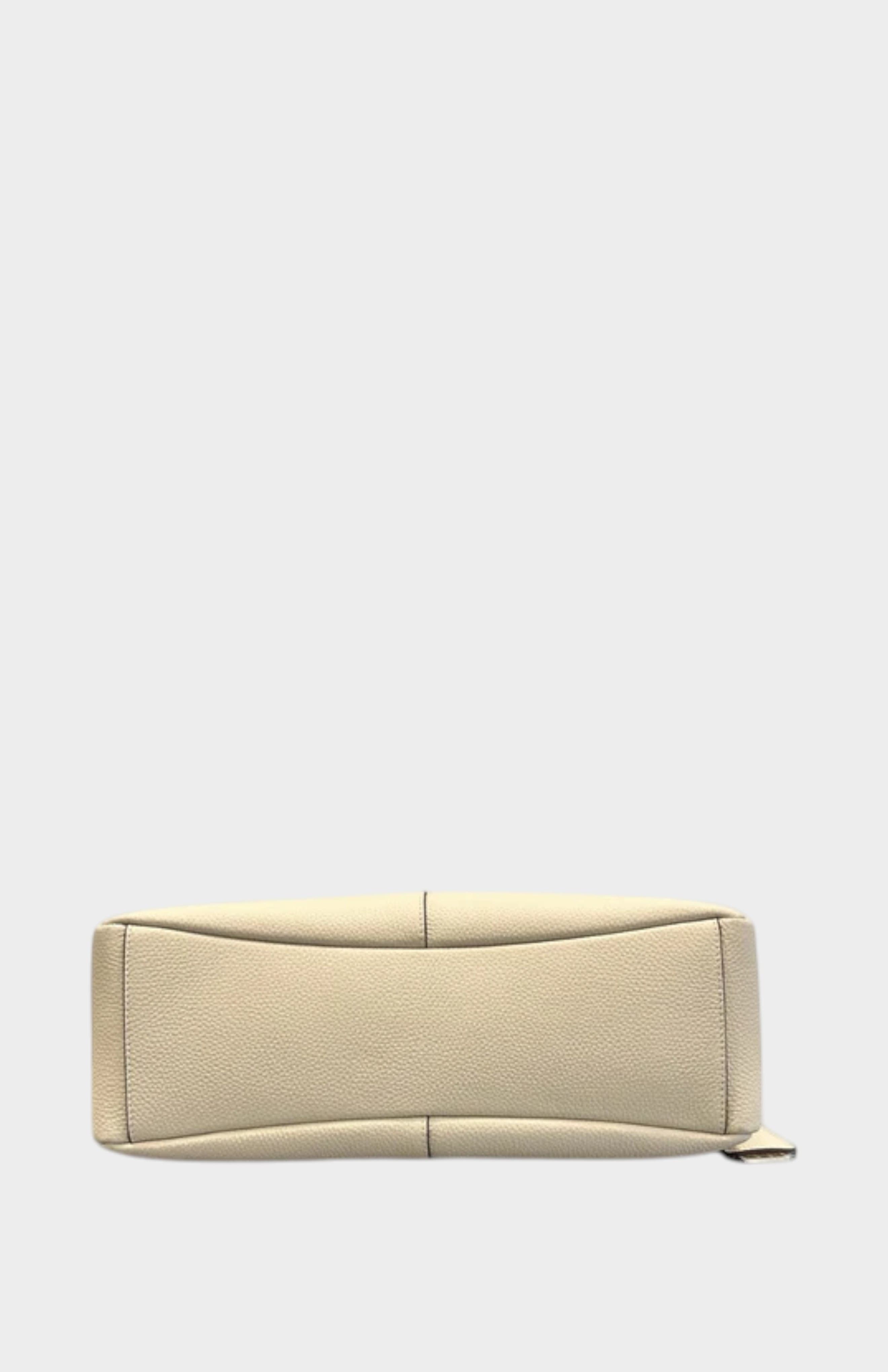 Madolyn Genuine Pebble Leather Shoulder Bag, Alternate, color, Creamy White