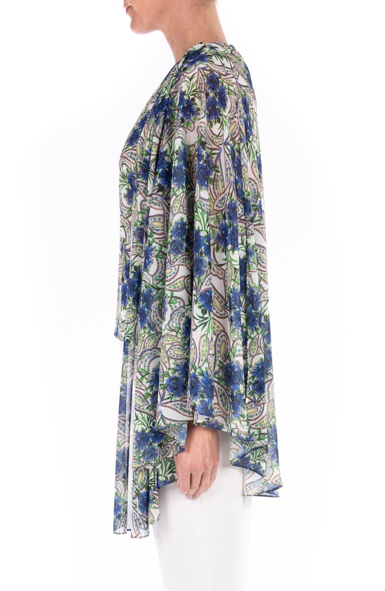 Badgley Mischka Collection Print Shell & Cape Set, Alternate, color,