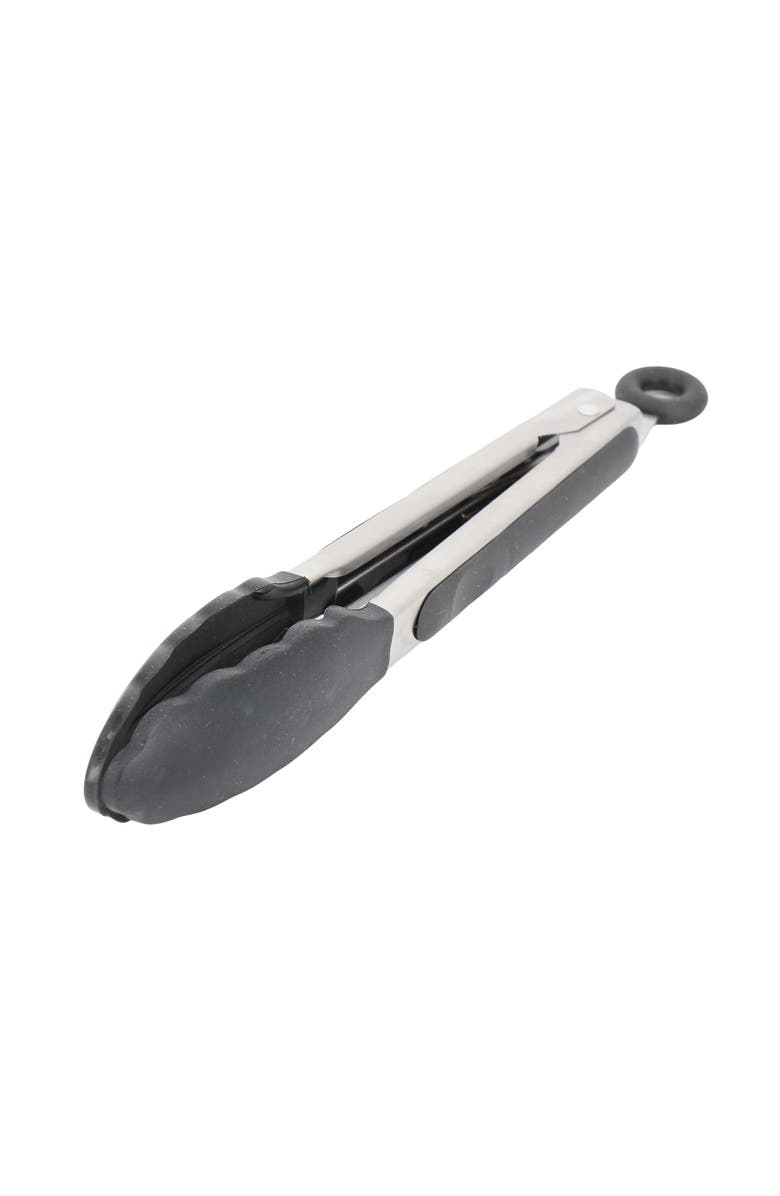 OSTER Baldwyn 3 Piece Stainless Steel Kitchen Tongs Set, Alternate, color, Black