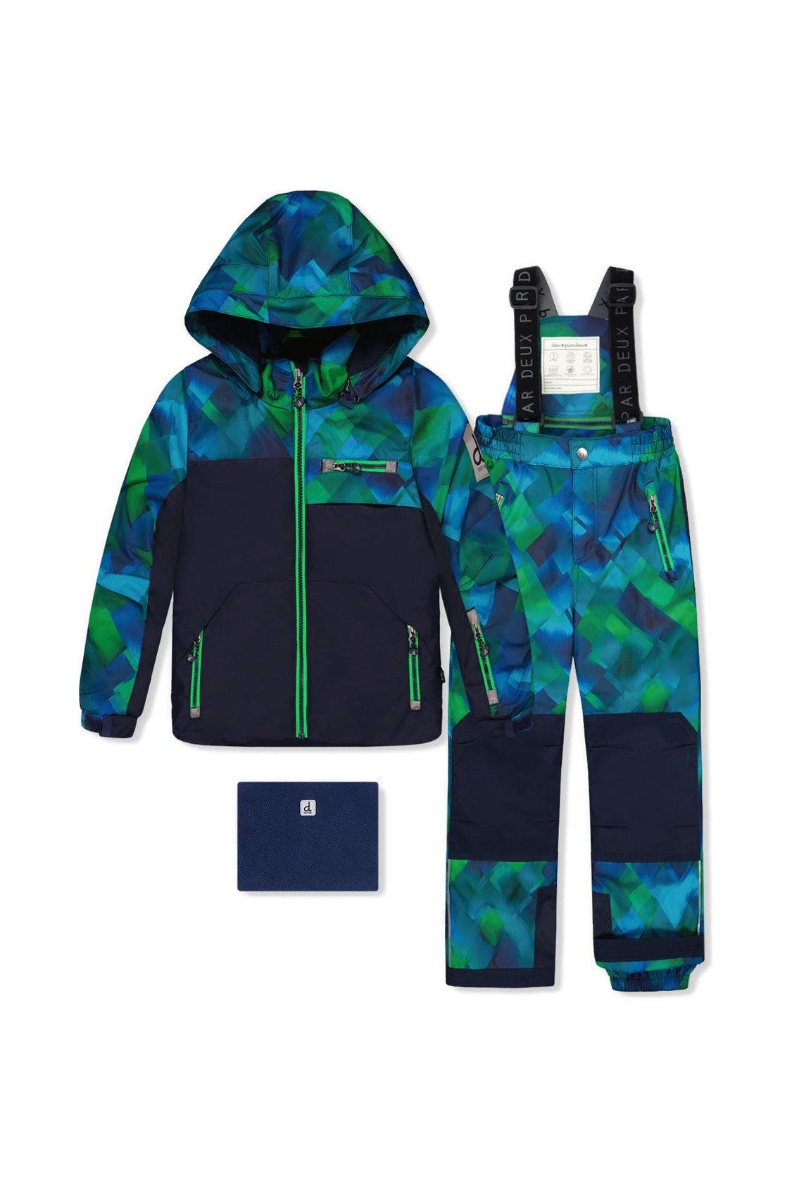 selected Blue and Green Checkered Print