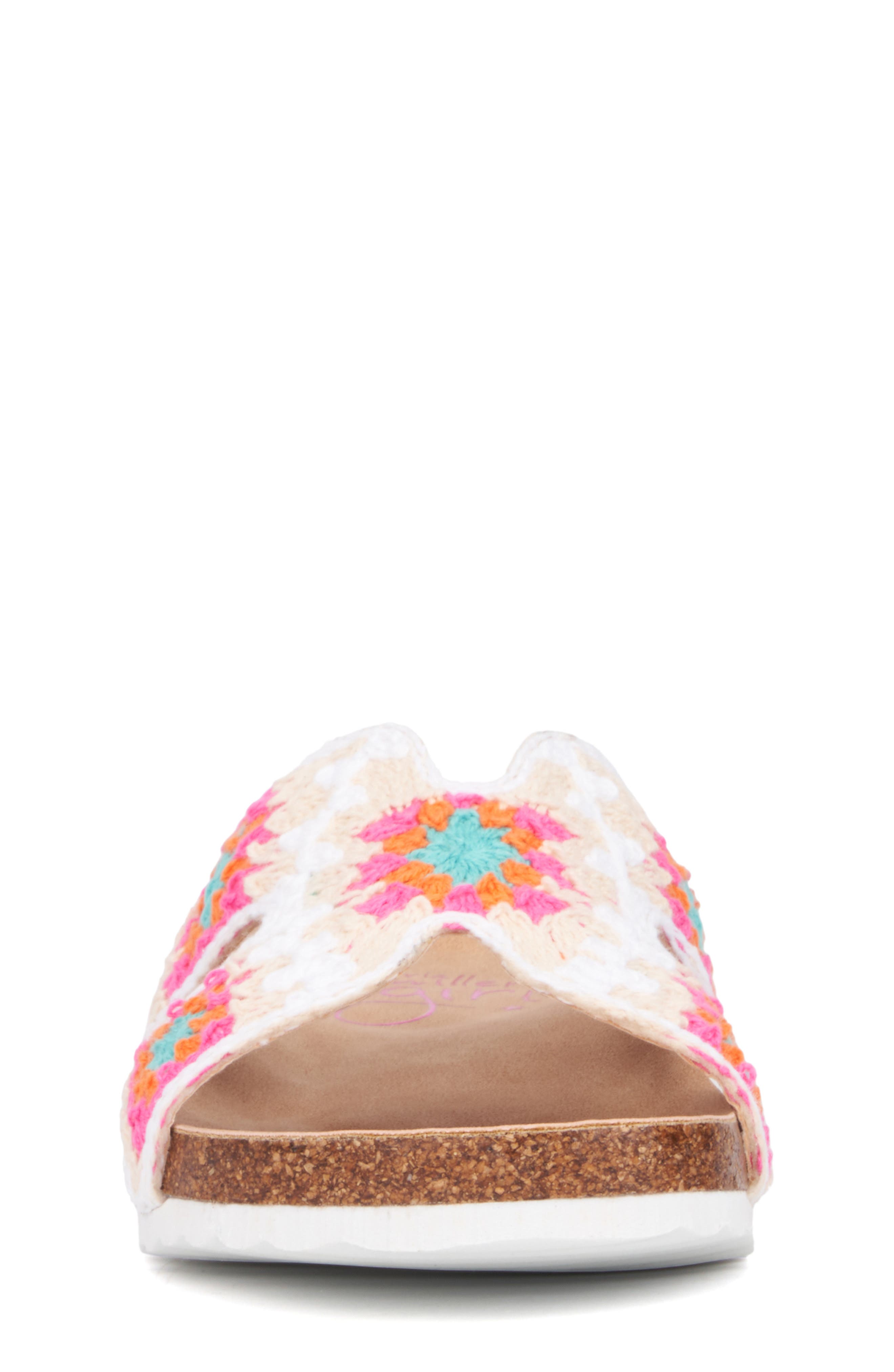 OLIVIA MILLER Kids' Woven Slide Sandal, Alternate, color, 