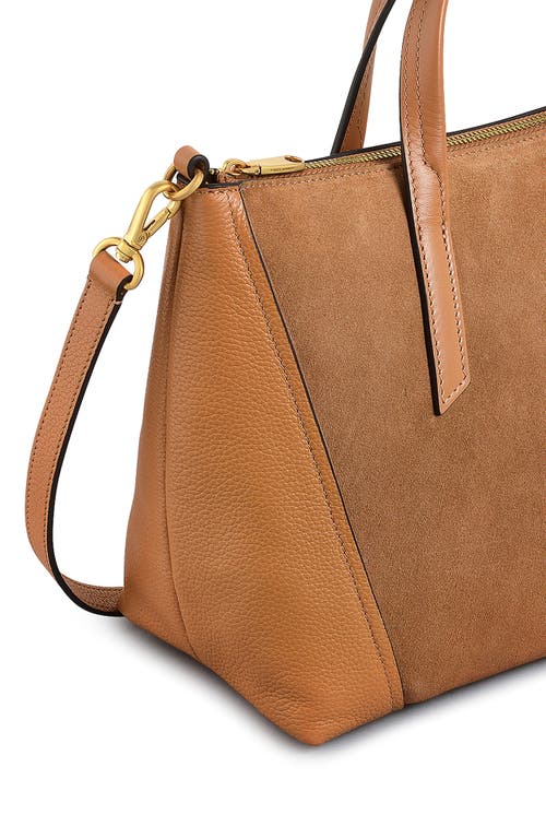 Radley Kendal Medium Zip Leather Satchel In Yellow