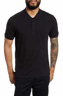 Vince Cotton Slub Jersey Polo