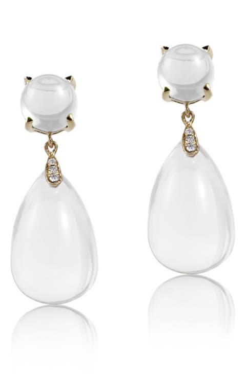 Naughty Cabochon Drop Earrings