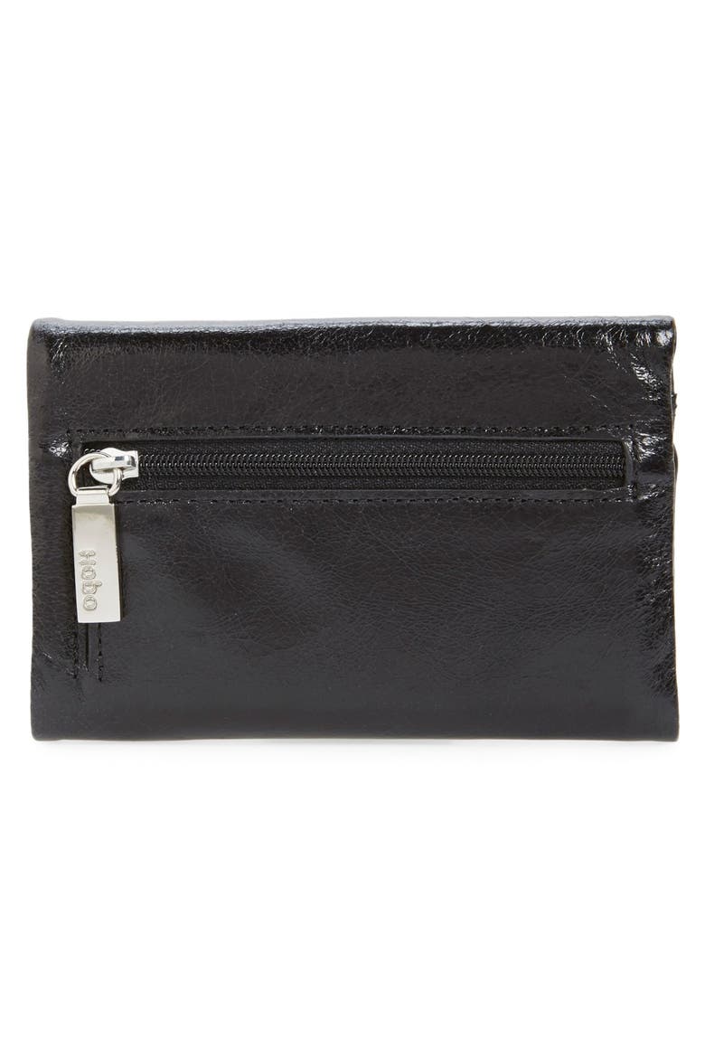 'Lacy' Trifold Wallet, Alternate, color, BLACK