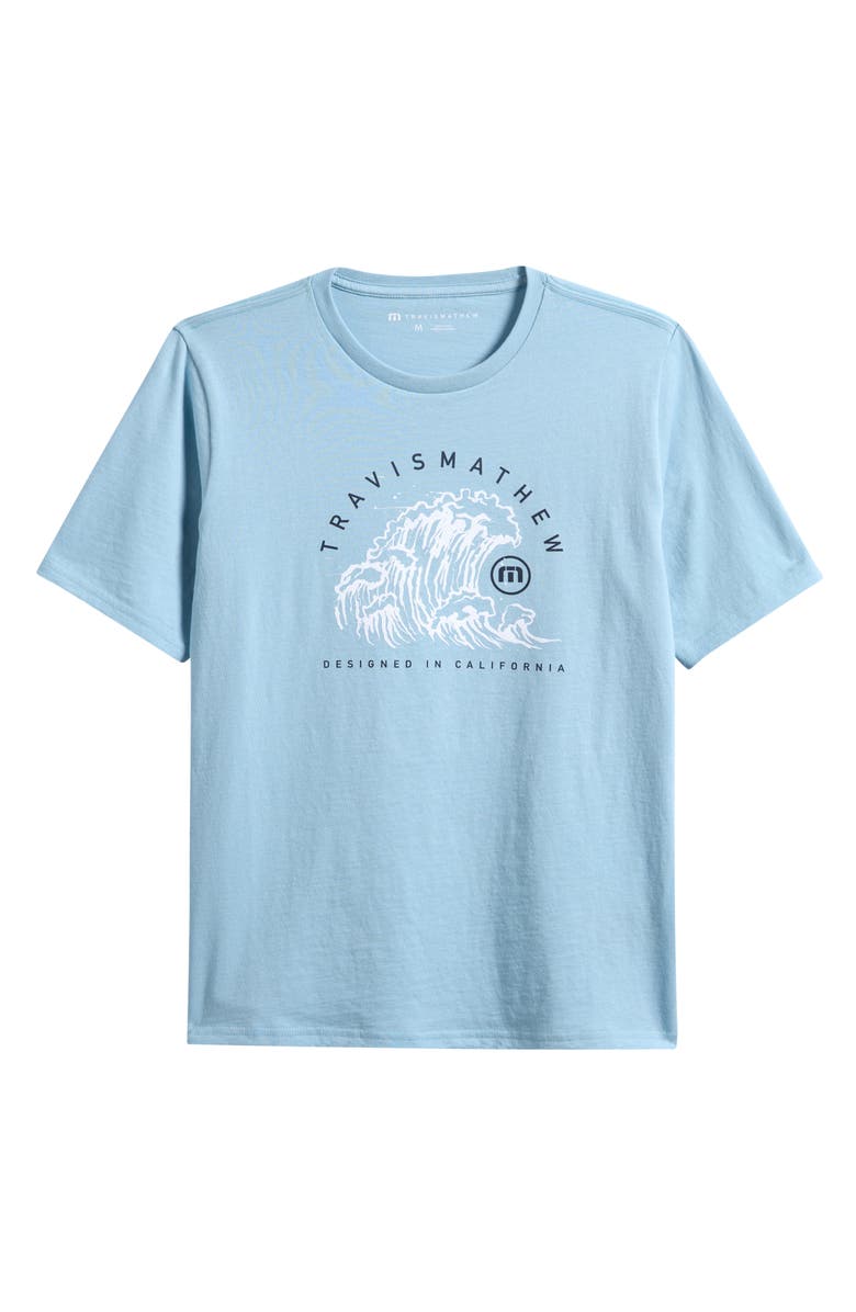 TravisMathew Kids' Surf City Graphic T-Shirt, Main, color, Forget Me Not