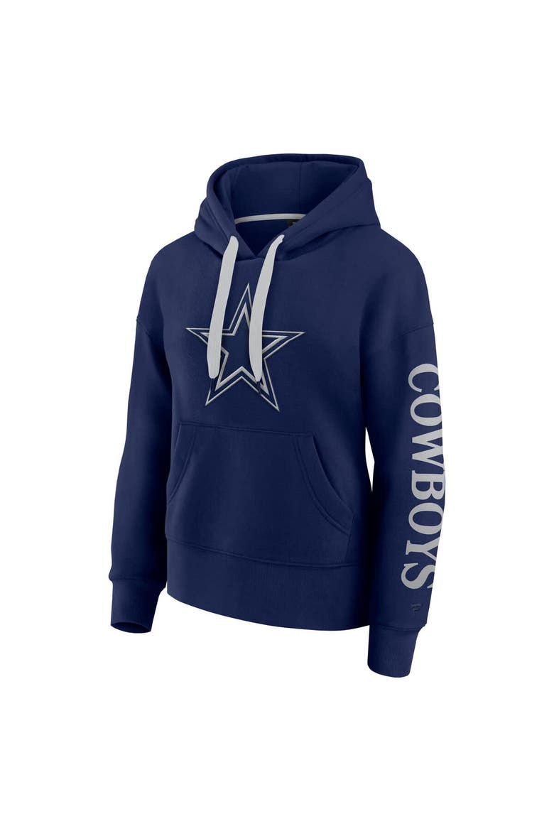 Women's Fanatics  Navy Dallas Cowboys Elements Next Pullover Hoodie, Alternate, color, Navy