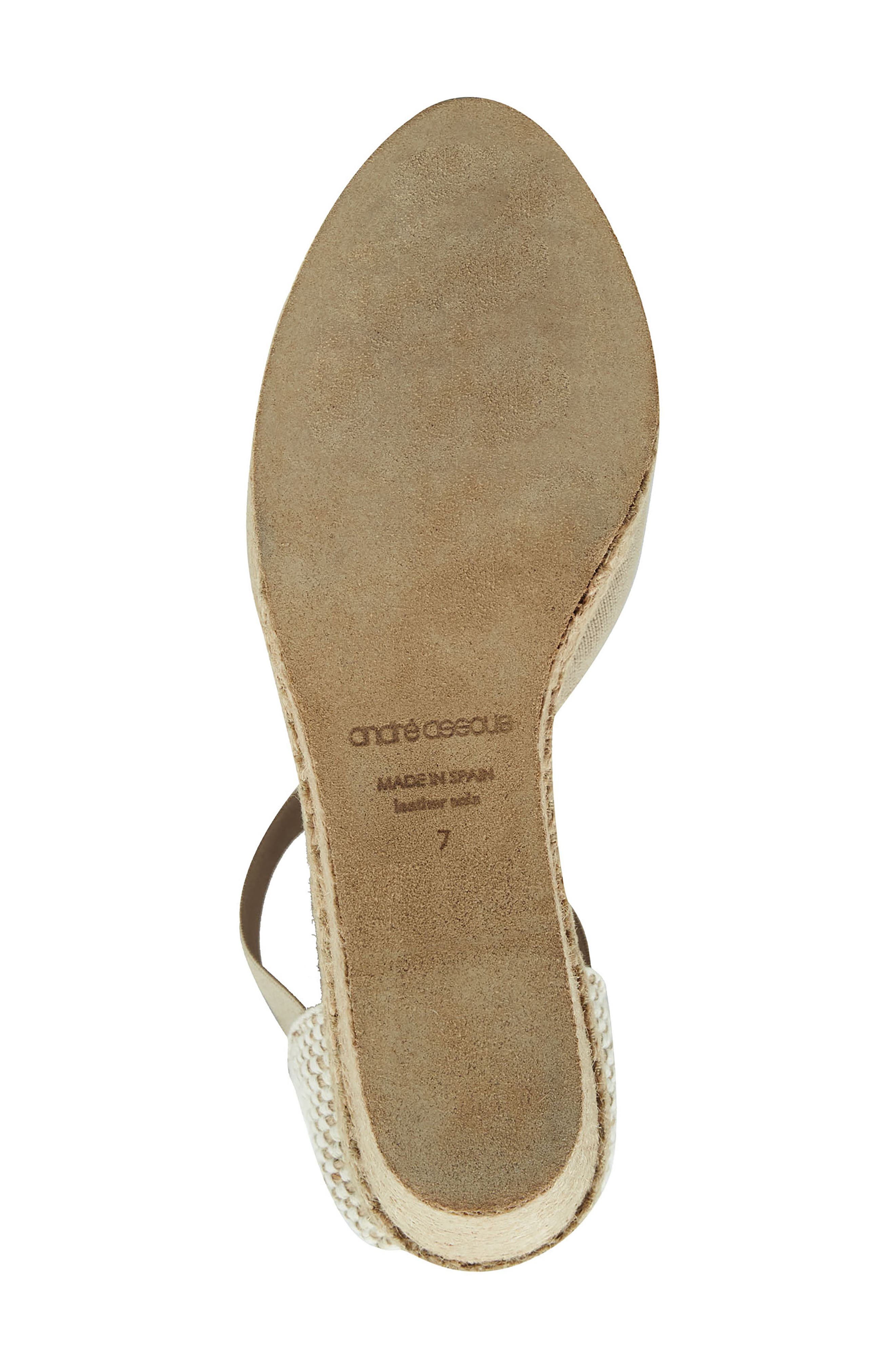 Anouka Espadrille Wedge, Alternate, color, BEIGE