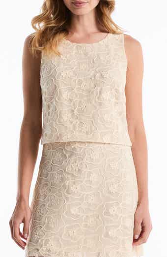 Laundry by Shelli Segal Embroidered Shell