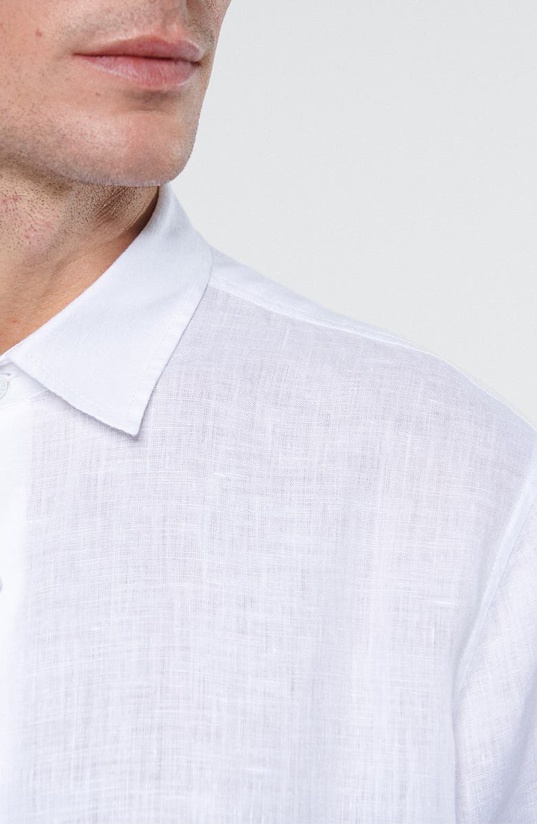 Mavi Jeans Linen Button-Up Shirt, Alternate, color, 