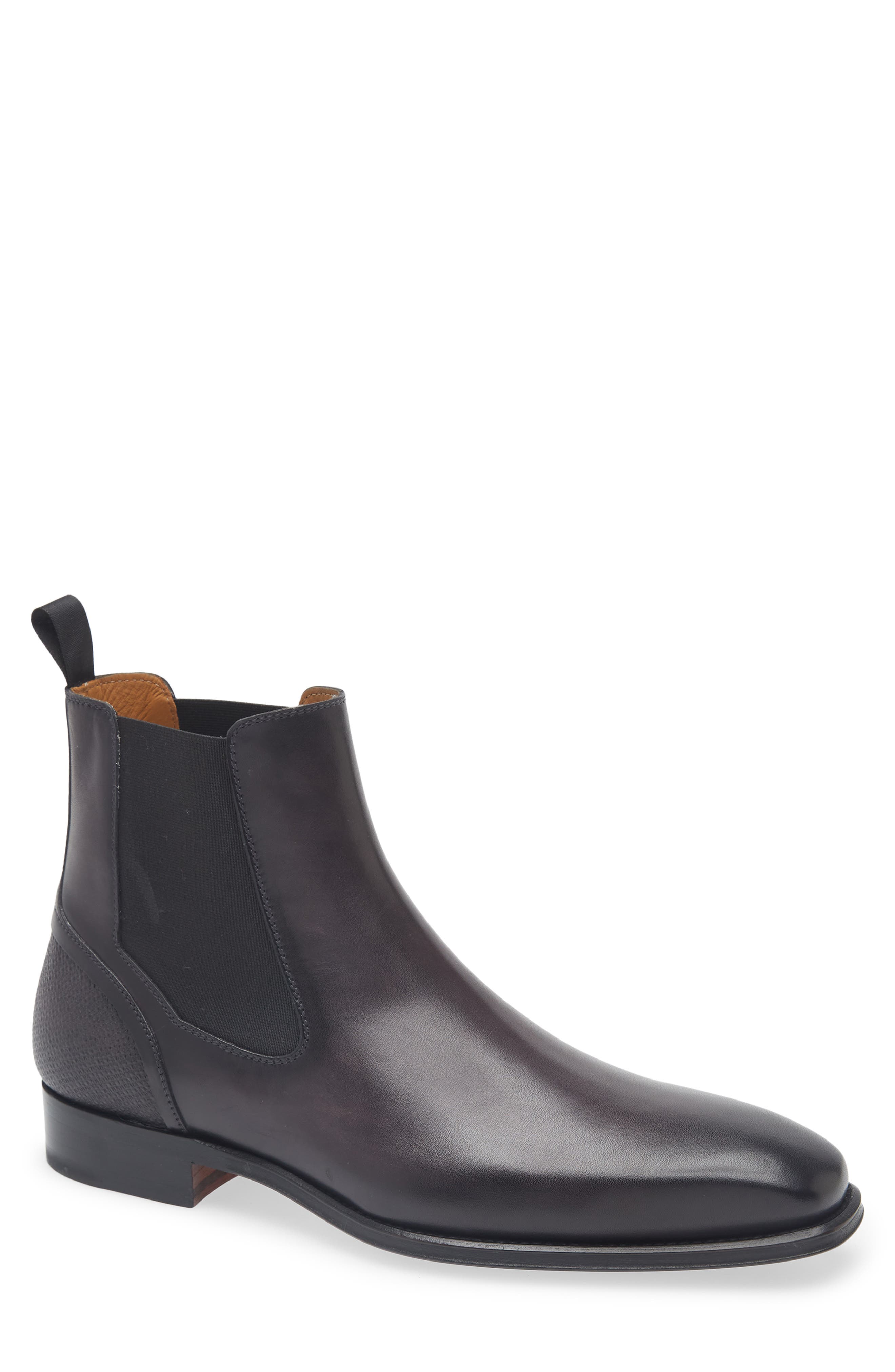 Magnanni Logan Chelsea Boot, Main, color, Grey