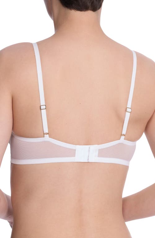 Natori Peony Unlined Lace Underwire Bra In Light Ivory