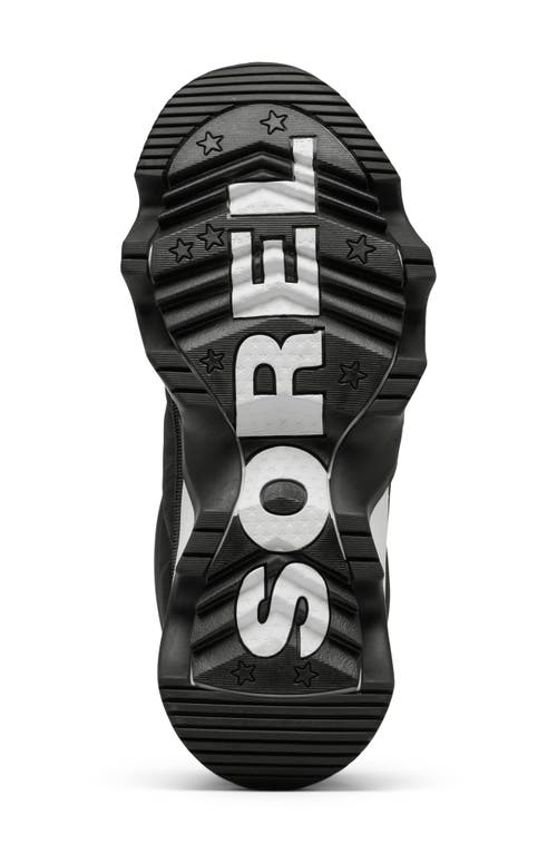 Sorel Kinetic Impact Waterproof Zip Bootie In Black