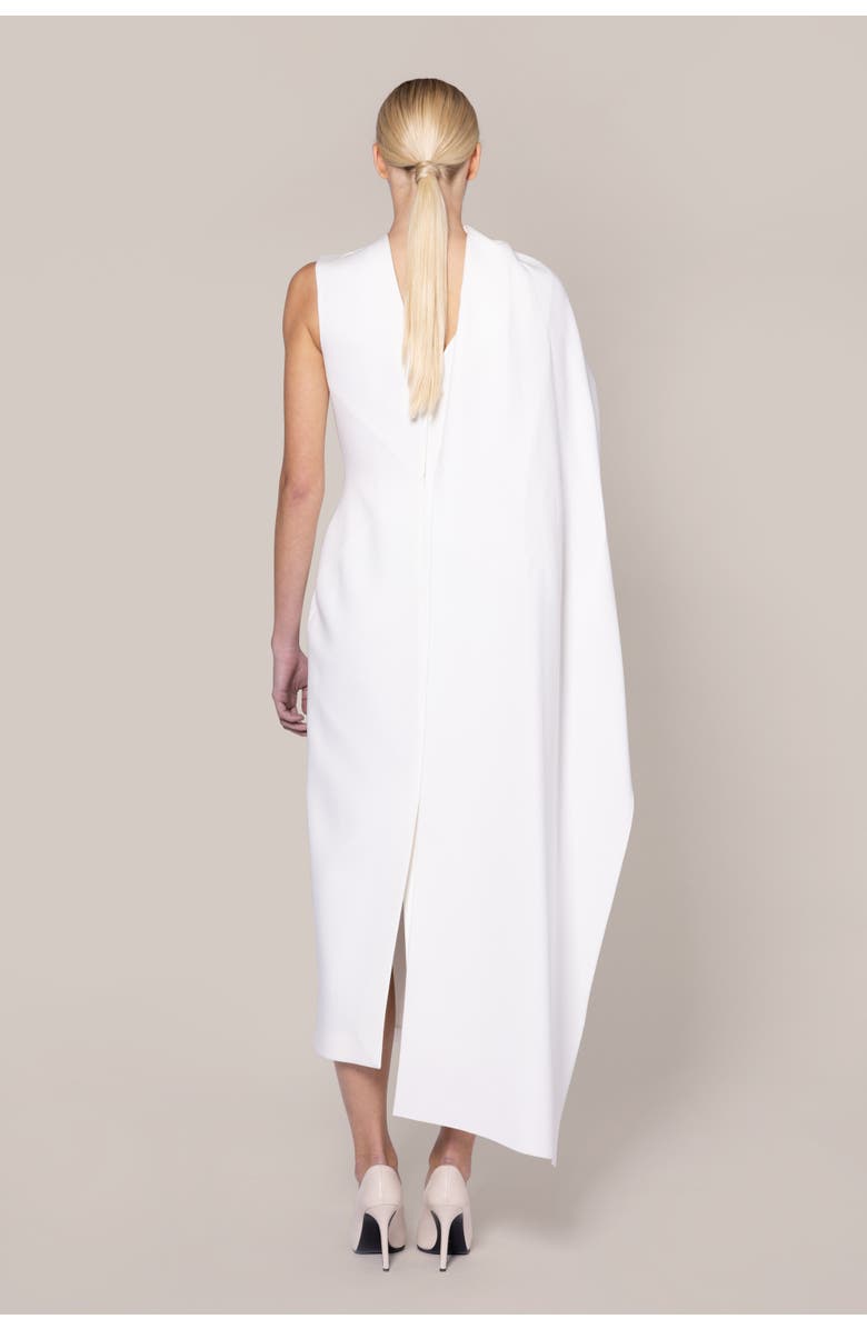 Roksanda Edith Crepe Bridal Dress, Alternate, color, Ivory