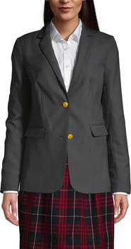 Lands' End School Uniform  Hopsack Blazer
