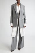 Michael Kors Collection Stretch Virgin Wool Boyfriend Blazer