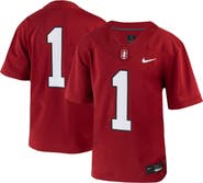 Nike Youth Nike #1 Crimson Stanford Cardinal 1st Armored Division Old Ironsides Untouchable Football Jersey