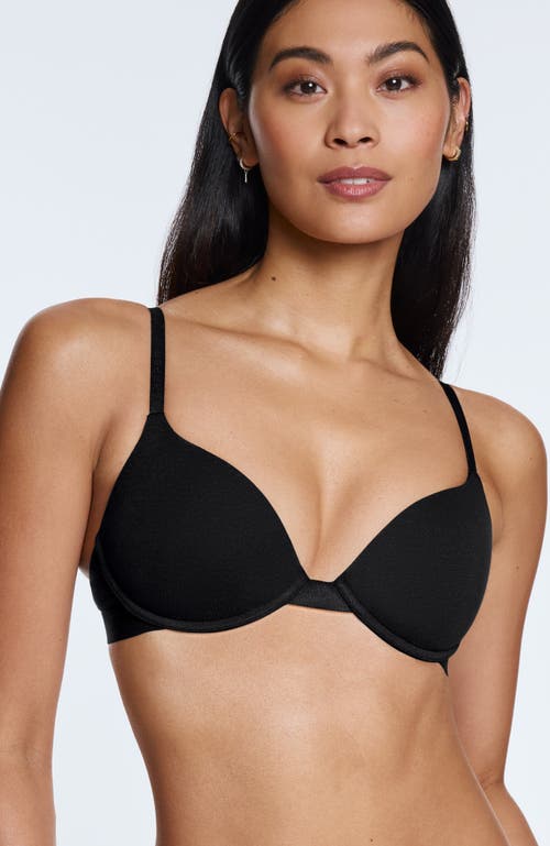 Pepper Supima® Cotton Lift Up Bra In Black