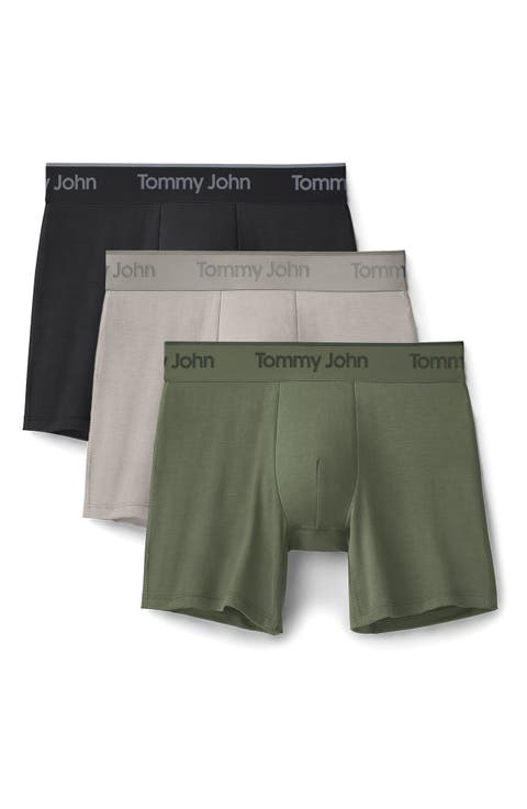 3-Pack Second Skin 6-Inch Stretch Modal Boxer Briefs