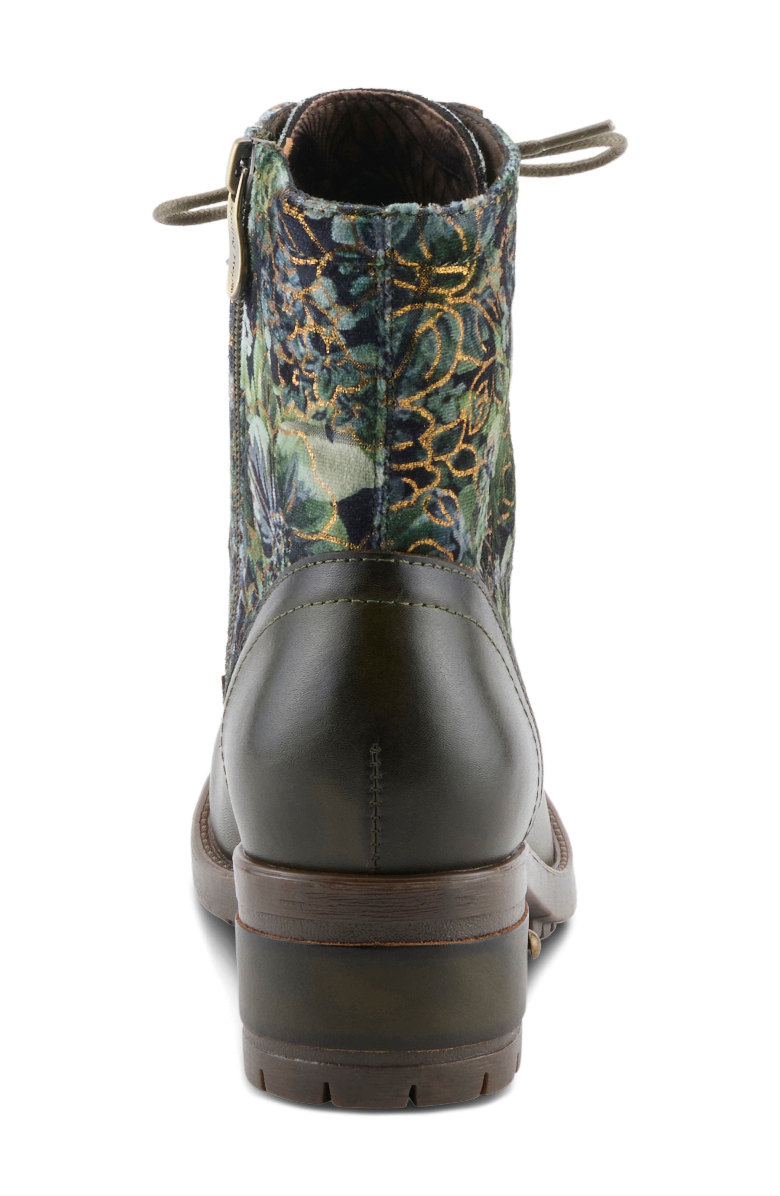 Marty-Flow Bootie, Alternate, color, OLIVE MULTI