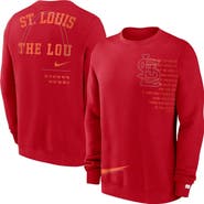 Nike Men's Nike Red St. Louis Cardinals Statement Ball Game Fleece Pullover Sweatshirt