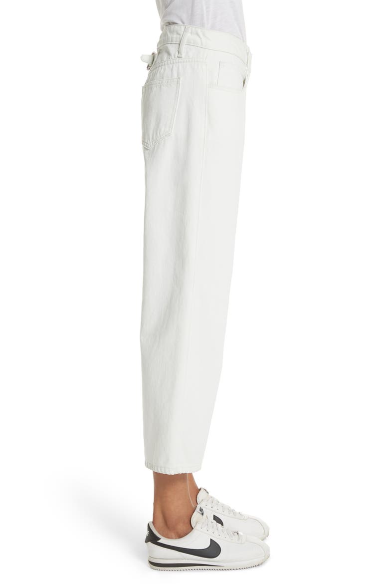 Montag Wide Leg Crop Jeans, Alternate, color, ALMOST WHITE