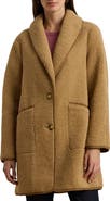 Lauren Ralph Lauren Shawl Collar Faux Shearling Coat