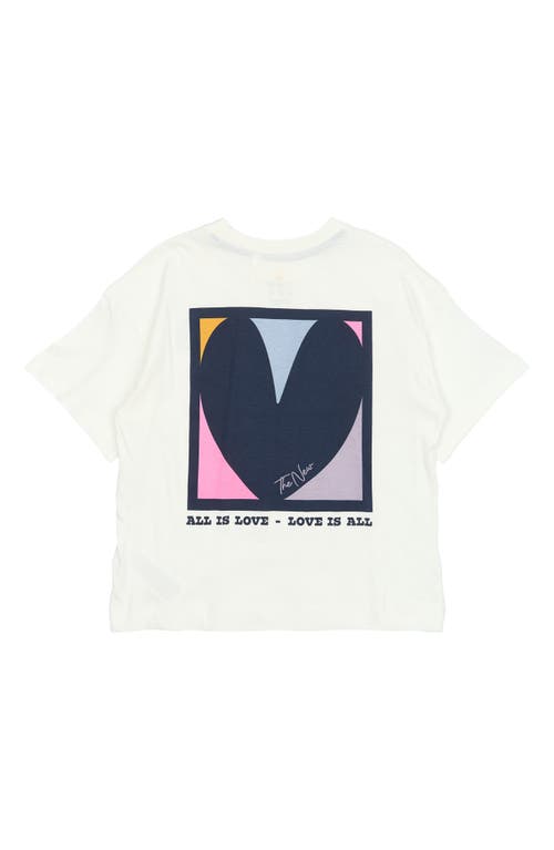 The New Kids' Perley Organic Cotton Graphic T-shirt In White
