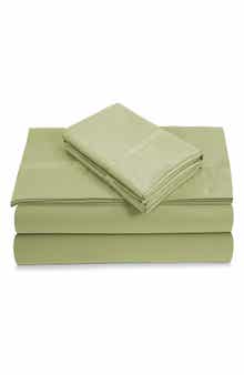 AZORES HOME 500 Thread Count Cotton Sateen Sheet Set