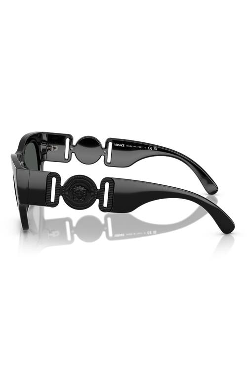 Versace 52mm Pillow Sunglasses In Black