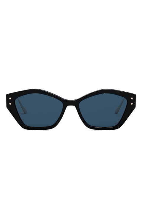MissDior S1U 56mm Geometric Sunglasses