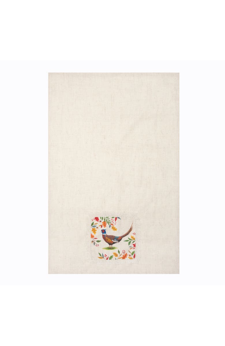 C&F Home Harvest Pheasant 100% Cotton Handtowel, Alternate, color, Beige