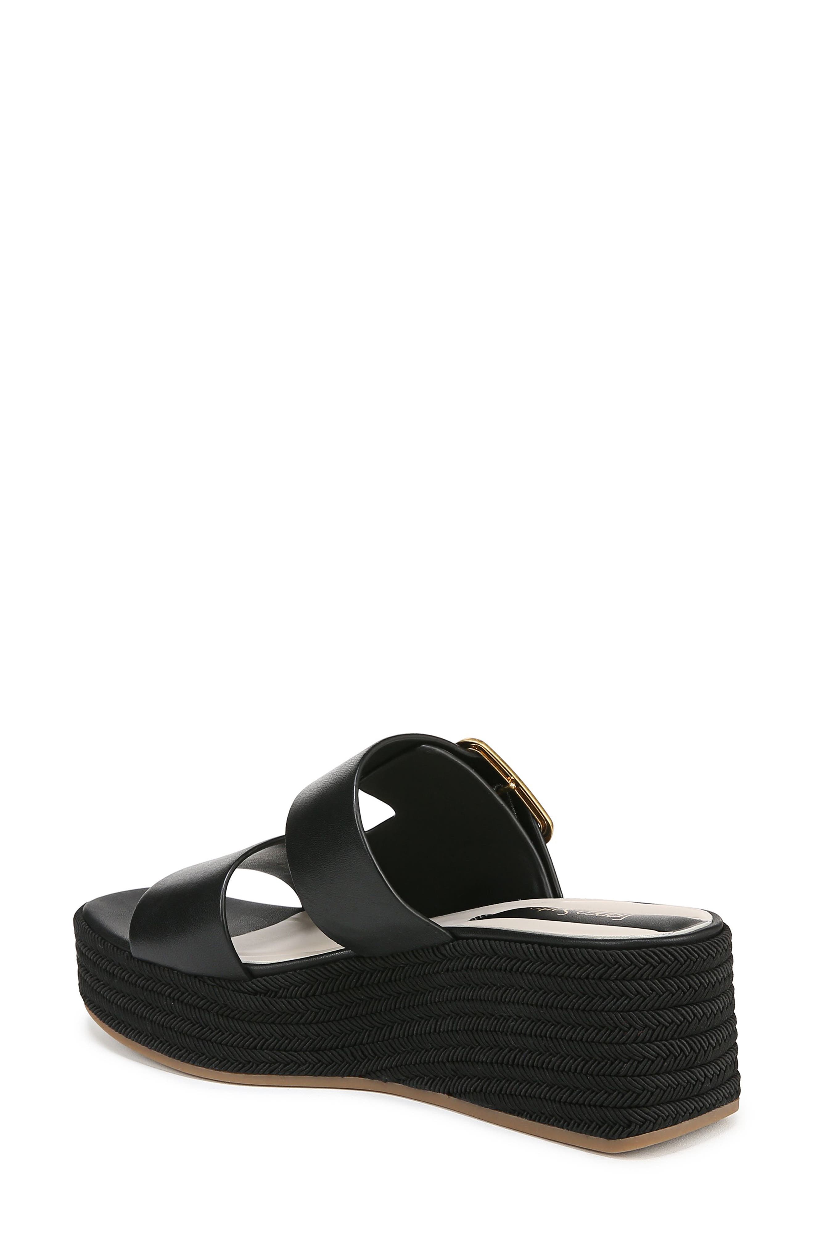 Franco Sarto Taziana Platform Sandal, Alternate, color, Black