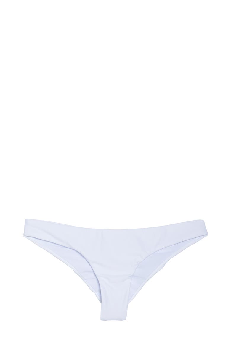 PilyQ Ruched Bikini Bottoms, Alternate, color, WATER LILY