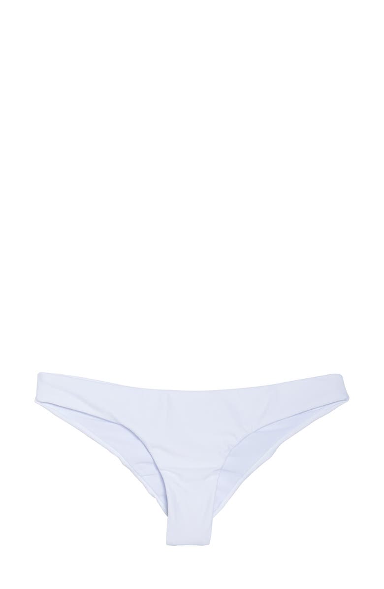 PQ SWIM PilyQ Ruched Bikini Bottoms, Alternate, color, Water Lily