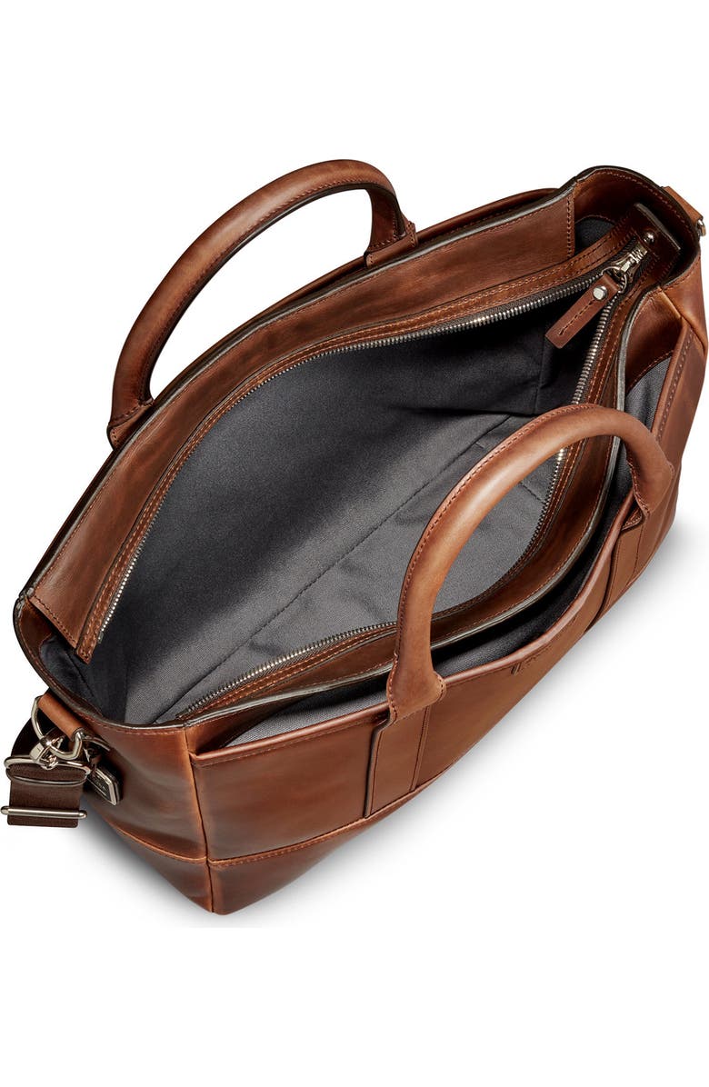 Shinola Navigator Leather Briefcase, Alternate, color,