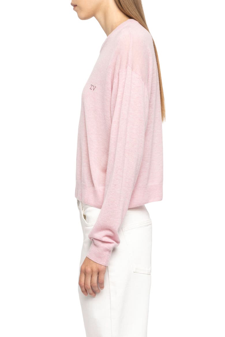 Swapy Cashmere Sweater, Alternate, color, PEONIE