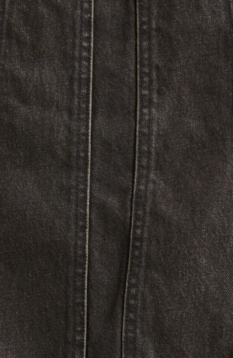 Eckhaus Latta EL Redux Painted Denim Jacket, Alternate, color, Stone