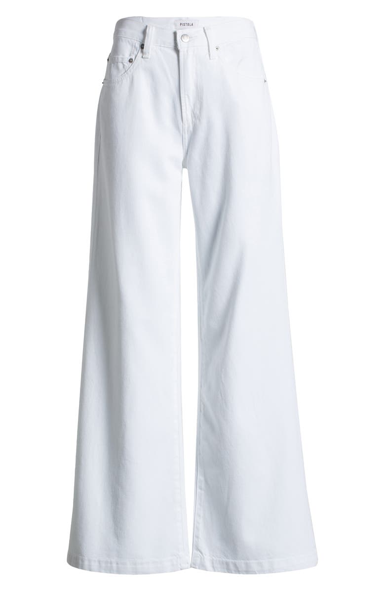 Pistola Jadyn Wide Leg Jeans, Alternate, color, Vivid White