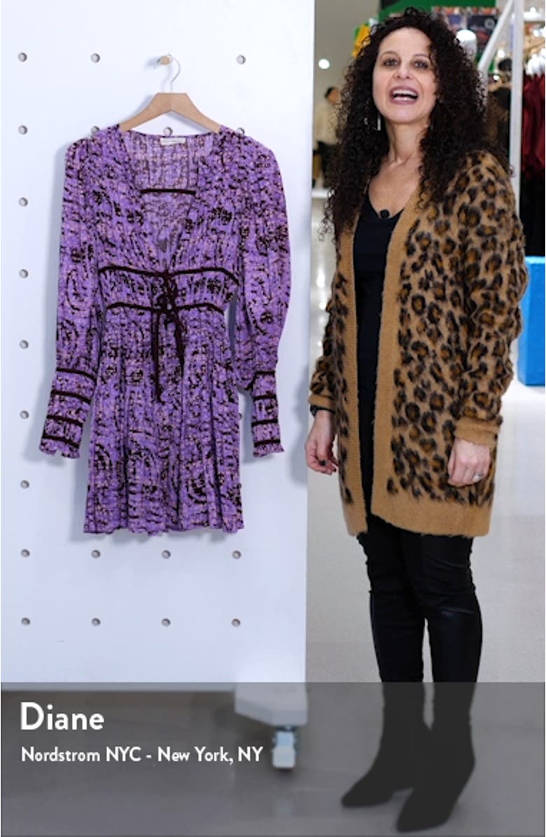 Kesia Long Sleeve Minidress, sales video thumbnail