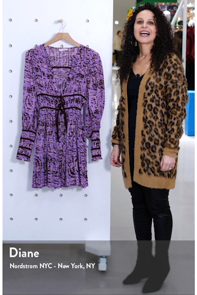 Kesia Long Sleeve Minidress video
