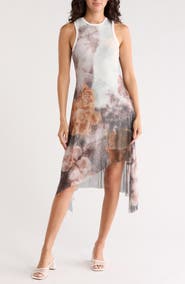 Desigual Floral Sleeveless Knit Dress