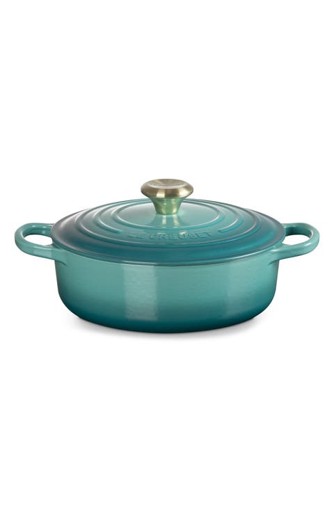 Signature 3.5-Quart Round Enamel Cast Iron Dutch Oven