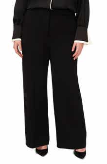 High Waist Straight Leg Pants