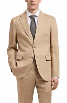 Slim Fit Linen Sport Coat