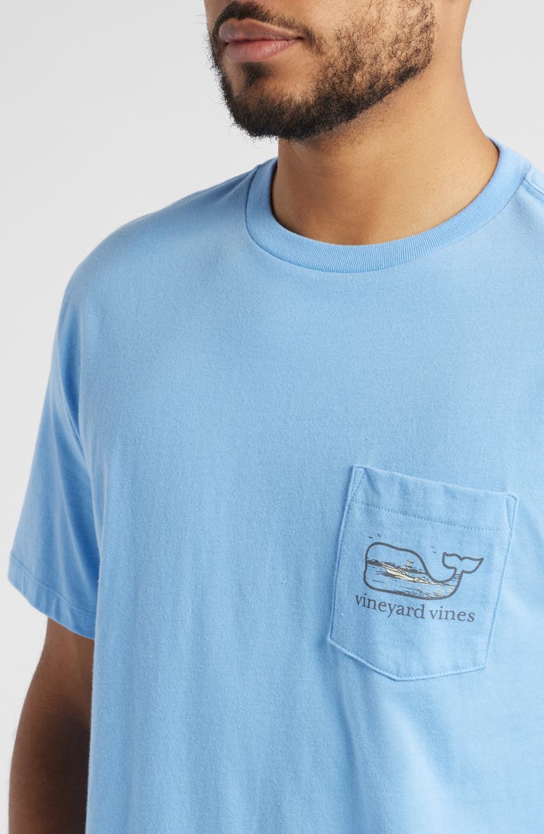 vineyard vines Lighthouse Whale Pocket Graphic T-Shirt, Alternate, color, 