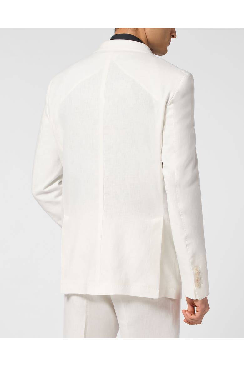 Blazer With Heart Patch Men, Alternate, color, white