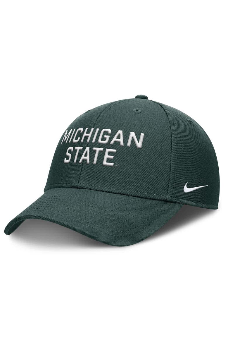 Nike Men's Nike Green Michigan State Spartans Rise Practice Adjustable Hat, Main, color, Green